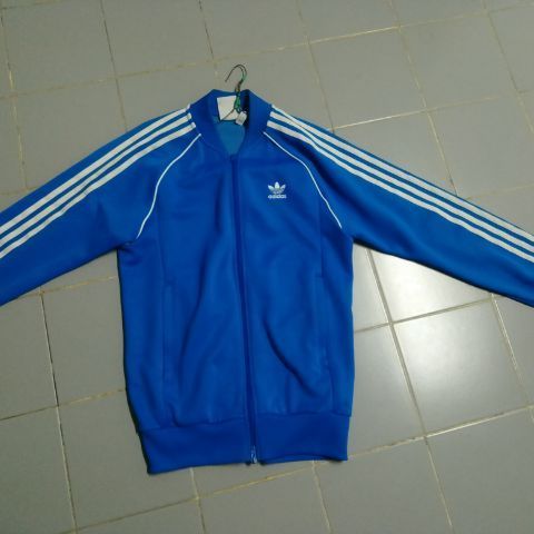 เสื้อวอร์ม adidas สีฟ้า