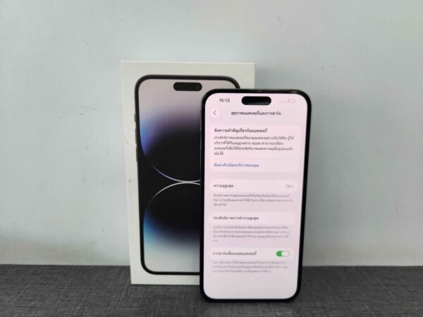 207 I phone 14 promax (128gb) สีดำ