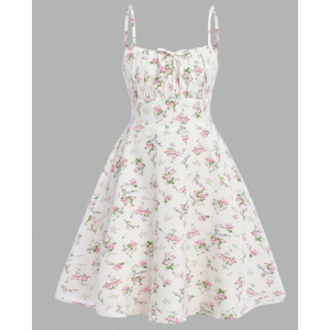 ชุดเดรสลำลองลายดอกไม้ Ditsy